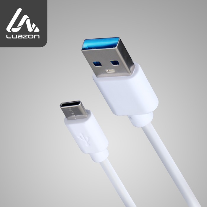 Кабель Maimi, Type-C - USB, 1 А, 1 м, белый