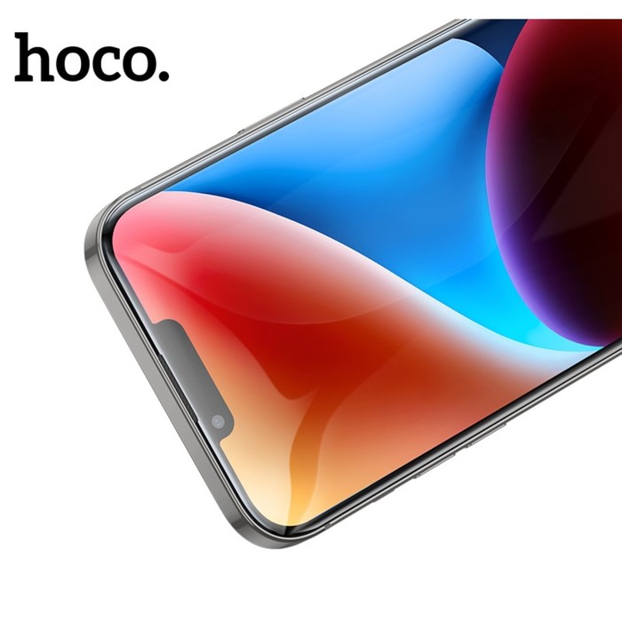 Защитное стекло Hoco для Iphone 15 Plus, Full-screen, 0.4 мм, полный клей