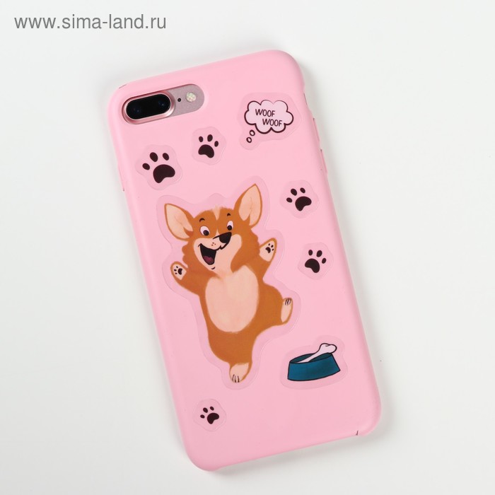 Наклейки на телефон «Корги» 8×14 см