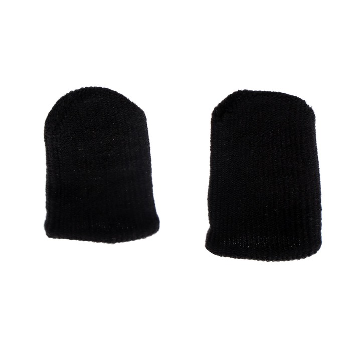 Набор напальчников для игр на смартфоне Luazon, 2 штуки, с защитой от пота, чёрный